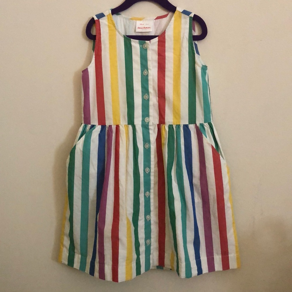 Hanna Andersson rainbow striped dress
